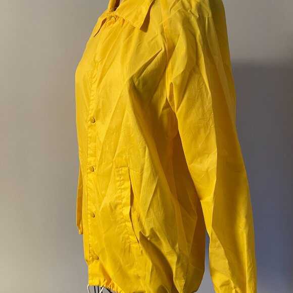 Vintage 70s Pla Jac By Dunbrooke Alaska Light Windbreaker Yellow Delta Junction - Picture 3 of 15